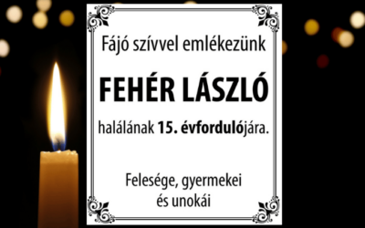 Fehér László- megemlékezés