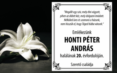 Honti Péter András-megemlékezés