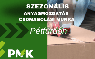 Anyagmozgatás, csomagolás-szezonális állásajánlat Pétfürdőn