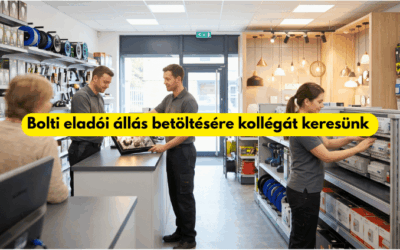 Bolti eladót keresnek villamossági üzletbe