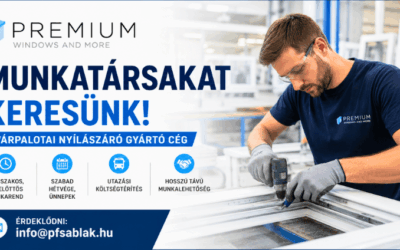 Nyílászárók gyártásához munkatársakat keresnek Várpalotán