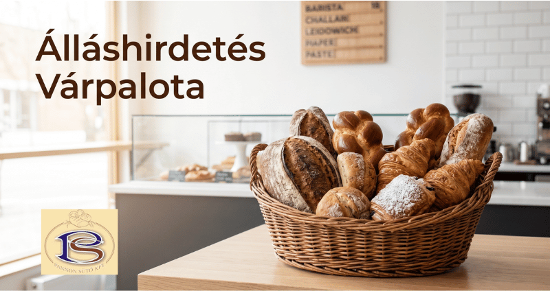 Sütőipari betanított munka Várpalotán, takarítónőt is keres a Pannon Sütő Kft.